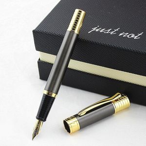 Luxe Vulpen 0.5 Mm Penpunt Metalen Pen Gouden Kleur Teken Pennen En Elegante Luxe Gouden Inkt Pen