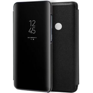 Xiaomi Redmi Note 8T Clear View Flip Cover Case Zwart