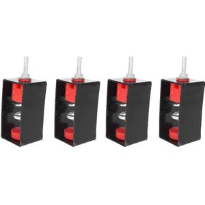 Elastomeer Hanger-Lente Vibration Isolator - Anti Trillingen Plafond Opgeschort Gemonteerd-Studio, home Theater (4 Pack)