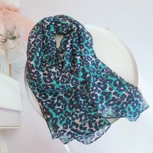 Mode Luipaard Patroon Sjaal Sjaals Wrap Zachte Luipaardprint Moslim Hijab Sjaal