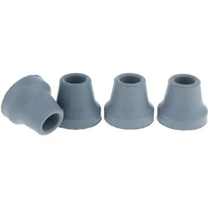 4x Skid Slip Vervanging Rubber Tips Voor Cane Krukken Walking Wandelstokken Wandelstokken 5/8 Inches