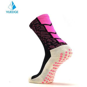 YUEDGE Unisex Gewatteerde Katoenen Crew Anti-Slip Ademend Comfort Voetbal Basketbal sokken