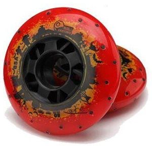 SCHAATSEN 2nd fire stenen vonken roller skate wielen 85A sliding remmen firestone wiel voor SEBA HV IGOR SKJ [72mm 76mm 80mm]