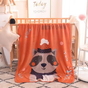 Baby Beddengoed Sheet Baby Verpleging Dekens Flanel Gooi Deken Coral Fleece Draagbare Dekentje Inbakeren Wrap Strolling100x140cm