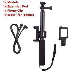 Telefoon Mount Module Extension Pole Staaf Selfie Stick Voor Fimi Palm Pocket Gimbal Stabilizer Kabel Voor Type-C Ios android Accessoire