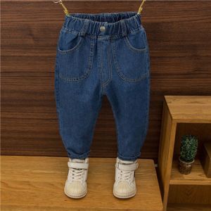 Koreaanse Stijl Mode Jongens Casual Jeans Kids Kinderen Alle-Wedstrijd Losse Denim Broek Lente & Herfst 2-6 Jaar