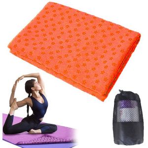 Non Slip Yoga Mat Cover Handdoek Anti Slip Microfiber Yoga Mat Maat 183 Cm * 63 Cm 72 ''X 24.8'' Winkel Handdoeken Pilates Dekens Fitness