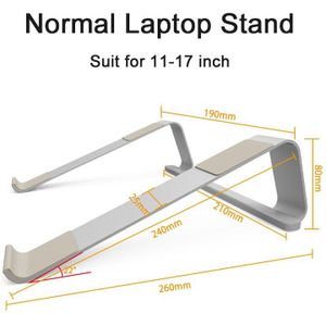 11-17 Inch Aluminium Laptop Stand Draagbare Base Notebook Stand Houder Voor Macbook Air Pro Xiaomi Computer Cooling beugel