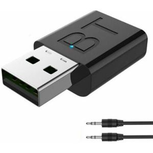 Usb Draadloze Bluetooth 5.0 Receiver Adapter Music Auto Voor Tv Hoofdtelefoon 3.5Mm Audio Adapter Aux Stereo Speakers B3Y2
