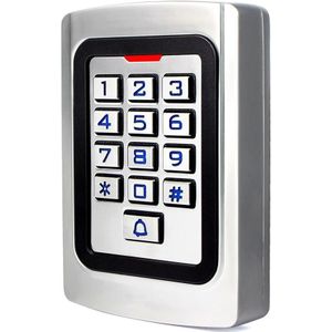 Weer Proof Standalone 125Khz Rfid Reader &amp; Toetsenbord Pin Code Deur Gate Lock Opener Toegangscontrole Metalen Toetsenbord Case