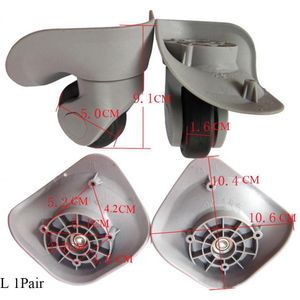 2Pcs Swivel Castors Luggage Wheels 55mm Luggage Replacement Wheel 2Pcs Swivel Castors Luggage Wheels 55mm Luggage Replacement Wheel