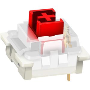 Redragon Smd Rgb Outemu Mx Low Profile Half Hoogte 8.0 Schakelaar 3Pin Clicky Lineaire Tactile Stille Mechanische Toetsenbord Rode Switche