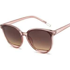 Luxe Zonnebril Vrouwen Vintage Metalen Grote Frame Brillen Spiegel Classoc Oculos De Sol Feminino