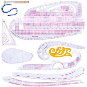 Huishoudelijke Naaien Heerser Tailor Set Franse Curve Liniaal Accessoires Plastic Curve Stick Patroon Voor Familie Verplichte