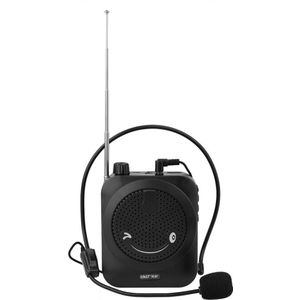 Voice Versterker Draagbare Professionele Leraar Microfoon Megafoon met FM Herhalen en Muziekspeler Gebruik voor Coaches Gidsen