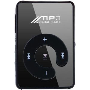Spiegel Usb Metal Mini Clip Mp3 Speler 8 Gb Sport Draagbare Muziek Digitale Tf/Sd Card Slot Speler mp 3 Speler Kaart