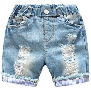 Zomer Baby Jongens Denim Shorts Mode Gat Kinderen Jeans Kids Kleding Jongen Casual Cowboy Shorts Kinderen 2 3 4 5 6 Jaar