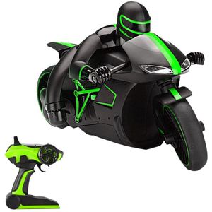 2.4G 4CH Draadloze Mini Afstandsbediening Rc Hoge Snelheid Drift Motorfiets Racing Model Met Licht Kinderen Robot Speelgoed voor Jongens