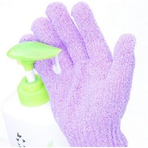 Willekeurige Kleur Body Massage Schrobben Handschoenen Spons Bad Handschoenen Douche Exfoliërende Bad Handschoen