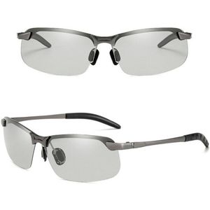 Aphotochromic Unisex Zonnebril Mannen Gepolariseerde Rijden Mannelijke Kleur Veranderen Zonnebril Dag Nachtzicht Driver Goggles Eyewear