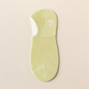 Vrouwen Sokken Pure Katoen Effen Kleur Mode No Show Ongedwongen Sok Slippers Vrouwelijke Onzichtbare Ademende Anti-Slip stijl