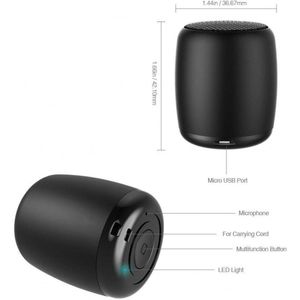 Mini Luidspreker Bluetooth Speaker Draagbare Stereo Draadloze Muziek Ingebouwde Handsfree Speaker Bluetooth Selfie Mic Co N4U8
