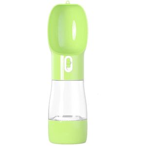 Draagbare Huisdier Hond Fles Water Voor Honden Multifunctionele Hondenvoer Water Feeder Drinkbak Puppy Kat Water Dispenser Dierbenodigdheden