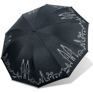 Stad Anti-Uv Opvouwbare Paraplu Zon Compact Vrouwen Man Dame Winddicht Regen Mooie Bloem Snoep Kleurrijke Paraplu
