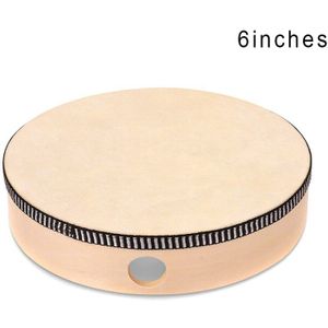 Houten Hand Drum Kinderen Percussie Speelgoed Houten Frame Drum Voor Kinderen Muziek Game & T8