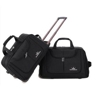 Reizen Trolley rugzakken zakken Dubbele Gebruik bagage zakken voor reizen Laptop Trolley rugzak voor vrouwen Business Rolling Bagage tas