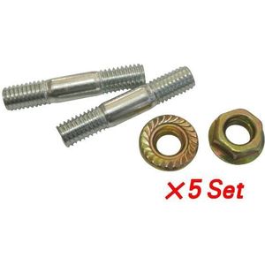 5 Pair Chain Bar Studs & Moeren Fit Chinese Kettingzaag 4500 5200 5800 Silverline M8