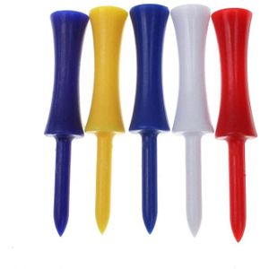 Crestgolf 70 Mm Duurzaam Plastic Step Down Golf Tees Kleurrijke Castle Tees Limited Golf Tees Hoogte Controle Plastic Tees 50/Pack