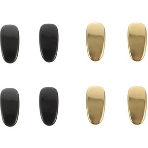 8 Stuks Glazen Neus Pads Glazen Nose Kussen Vervangingen Titanium Neus Pads Voor Bril Brillen Eyewear Accessoires