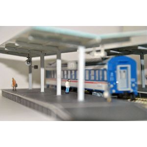 ZT002 Modelspoor Trein Platforms Trein Station 1:87 Ho Oo Schaal (1 Set Voor Een Kant)