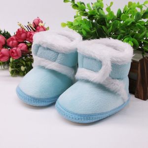 Warme Fleece Baby Meisje Snowboots Voor Baby Meisje Jongen Anti-silp Prewalker Booties Baby Schoenen Peuter Schoen 0 -18 maanden
