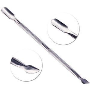 Make toool kit 1 st Rvs Nail Cuticle Pusher Lepel Dead Skin Remover Cutter Nipper Clipper Cut Set CN006