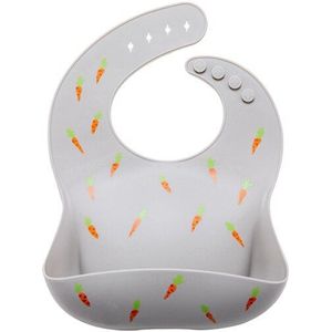 Laten We 1Pc Baby Siliconen Bib Pasgeboren Speeksel Handdoek Verstelbare Waterdichte Siliconen Voeden Slabbers Zachte Babyvoeding product