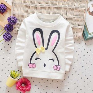 lente herfst kinderkleding baby meisjes zuigelingen Cartoon katoen lange mouw Zoete prinses T-shirt tops tee S2772