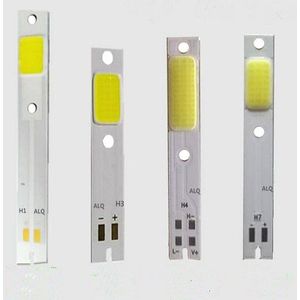 DC9-12V C6 LED CHIP AUTO Near/grootlicht H1 H3 H4 H7 COB lichtbron 15W 30W 100LM/W 10pcs