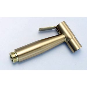 Hand Held Bidet Sproeier Kraan Rvs Wc Bidet Sproeier Geborsteld Goud Douche Kit Shattaf Koperen Klep Jet Set BG99