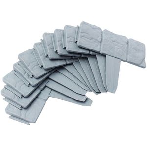 10/20Pcs Diy Tuin Hek Grens Vouwen Landschap Bloem Hek-Path Tuin Rand Gazon Imitatie Steen Hek aarding Hek