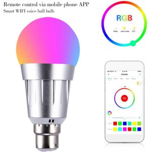 Rgbw Smart Wifi Led Lamp 7W E27 B22 E14 Smart Home Bluetooth Lamp Kleur Compatibel Met Alexa Google thuis