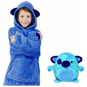 Kerst Cadeau Jaar Kids Hoodie Deken Huisdier Vormige Kinderen Sweatshirt Wearable Hoodie Fleece Winter Hoodie