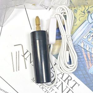 Mini Elektrische Boor Set Variabele Snelheid Usb Opladen Voor Epoxyhars Sieraden Maken Diy Parel Hout Ambacht Gereedschap Kit Voor hars