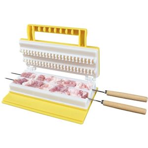 Clever Barbecue spies machine BBQ Kebab Maker Vlees Brochettes Spies Machine Bbq Grill Accessoires Gereedschap Set