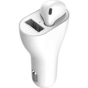 Sigarettenaansteker Voor Usb Auto Bluetooth Lader Riem Headset Draadloze Oortelefoon Oordopjes Voor Iphone Samsung Huawei En Smartphones