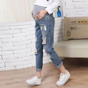 Moederschap Kleding Jeans Broek Voor Zwangere Vrouwen Kleding Verpleging Broek Zwangerschap Overalls Denim Lange Prop Buik Legging