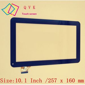 Zwart 10.1 Inch voor Supra M12CG 3G tablet pc capacitieve touchscreen glas digitizer panel