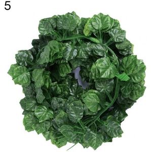 AIOR 12 stuks kunstmatige klimopplanten, slinger, wijnstok, 200 cm, voor buiten, kunstklimop, kunstplant, decoratie voor bruiloft, viering, feest, keuken, tuin, kantoor