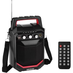 Draagbare Draadloze Bt Muziek Speaker 20W Led Screen Met Fm Radio Record Functie